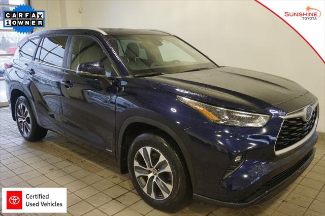 used 2023 Toyota Highlander Hybrid car, priced at $46,341