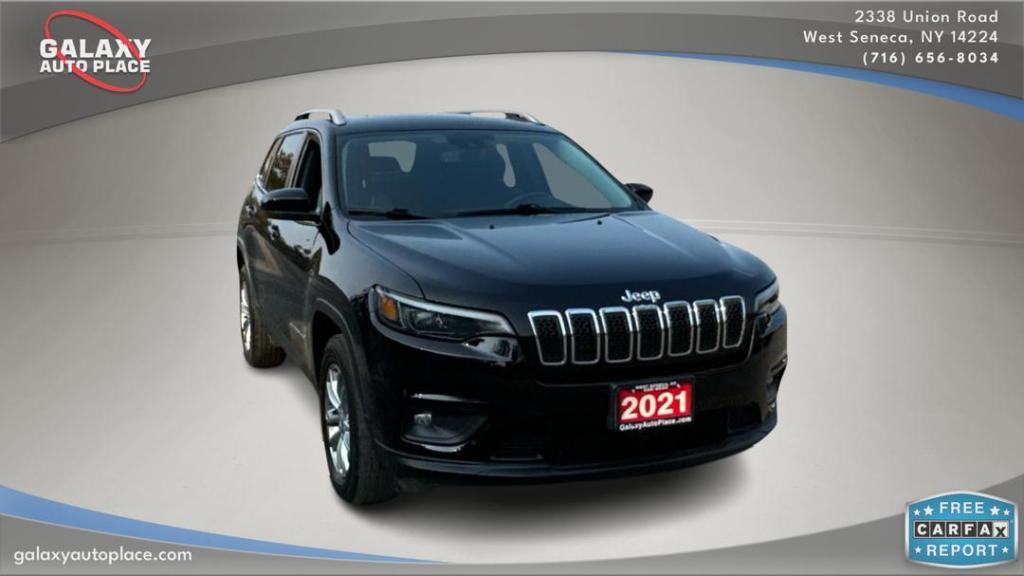 used 2021 Jeep Cherokee car, priced at $21,995