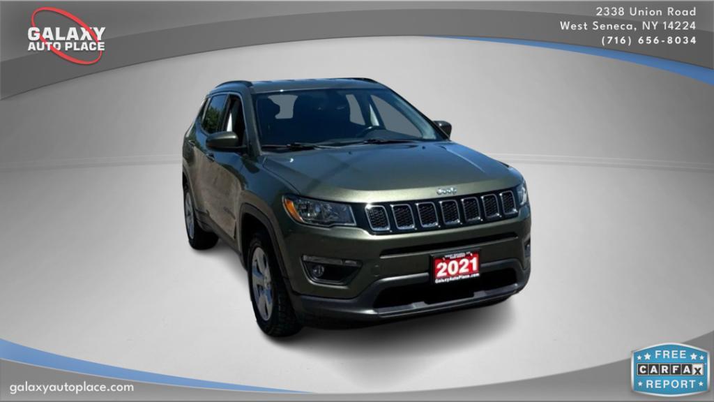 used 2021 Jeep Compass car, priced at $18,495