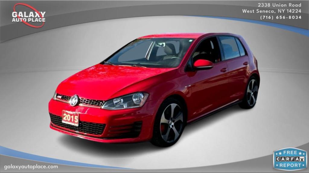 used 2015 Volkswagen Golf GTI car, priced at $14,195