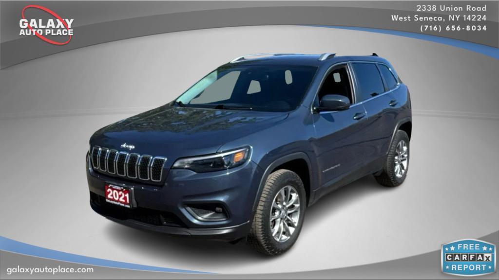 used 2021 Jeep Cherokee car, priced at $18,695