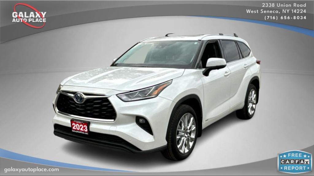 used 2023 Toyota Highlander Hybrid car, priced at $48,495