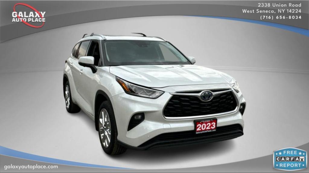 used 2023 Toyota Highlander Hybrid car, priced at $48,495