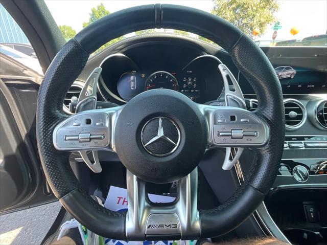 used 2020 Mercedes-Benz AMG C 43 car, priced at $37,888