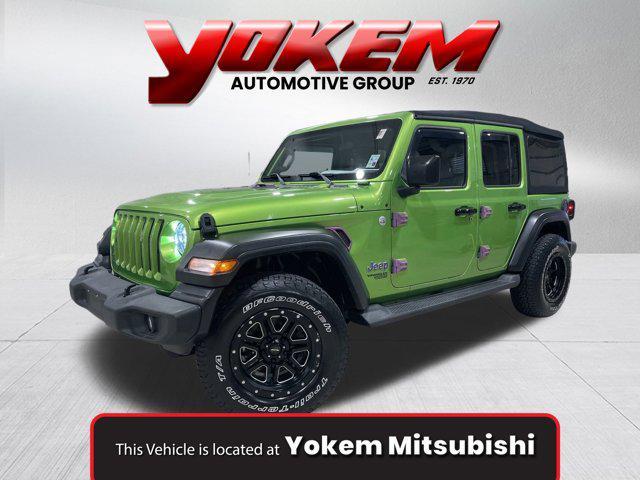 used 2018 Jeep Wrangler Unlimited car, priced at $27,877