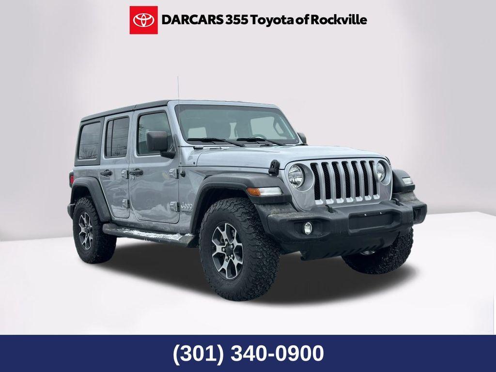 used 2021 Jeep Wrangler Unlimited car, priced at $26,590