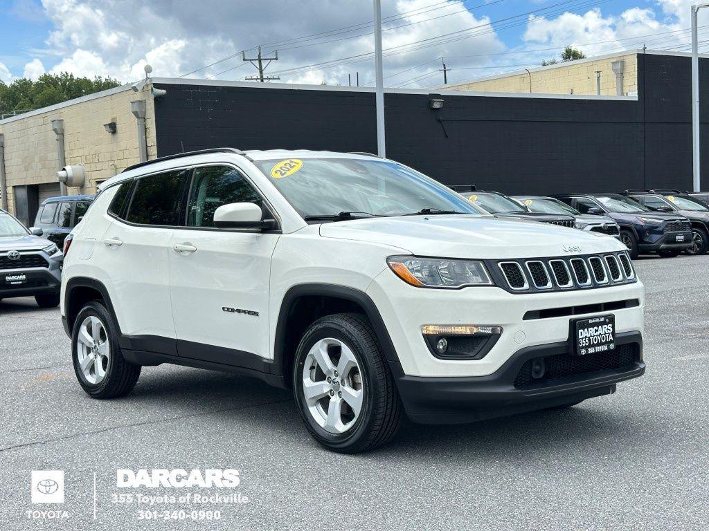 used 2021 Jeep Compass car, priced at $16,002
