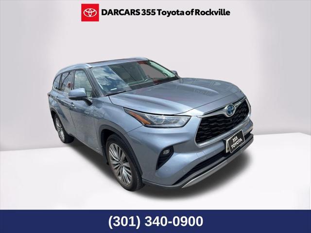 used 2021 Toyota Highlander Hybrid car, priced at $44,990