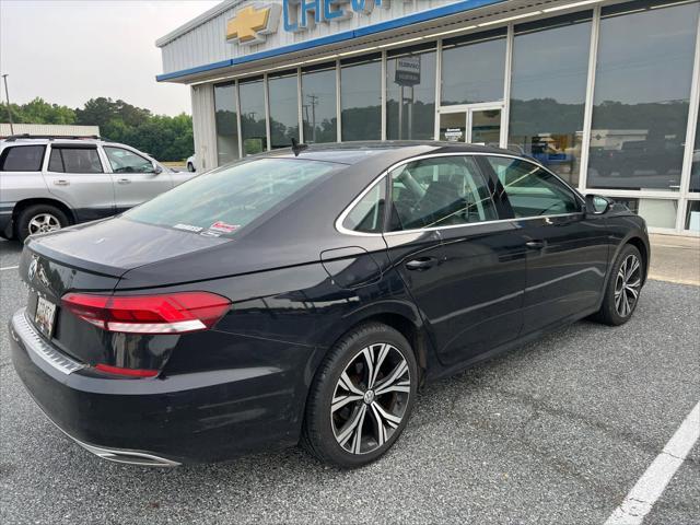 used 2021 Volkswagen Passat car, priced at $18,000