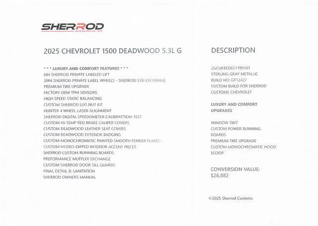 new 2025 Chevrolet Silverado 1500 car, priced at $65,685