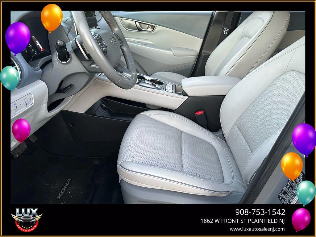 used 2021 Hyundai Kona EV car, priced at $17,900
