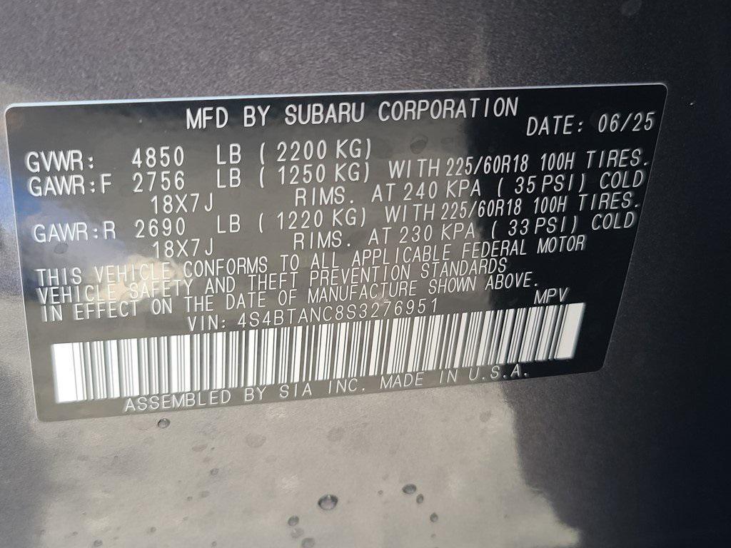 new 2025 Subaru Outback car, priced at $39,292