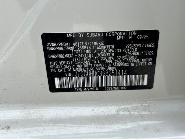 new 2025 Subaru Crosstrek car, priced at $27,624