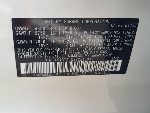 new 2025 Subaru Outback car, priced at $35,829