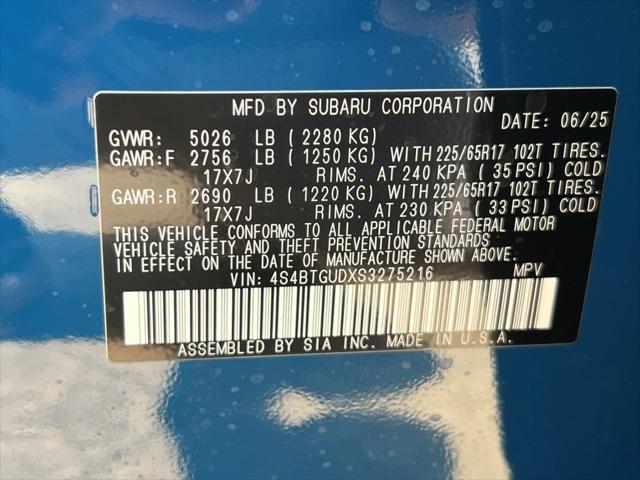 new 2025 Subaru Outback car, priced at $42,930