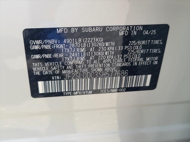 new 2025 Subaru Forester car, priced at $34,434