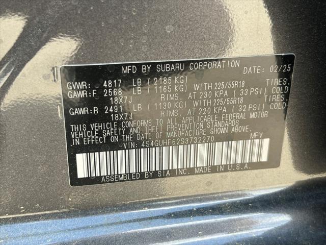 new 2025 Subaru Crosstrek car, priced at $31,827