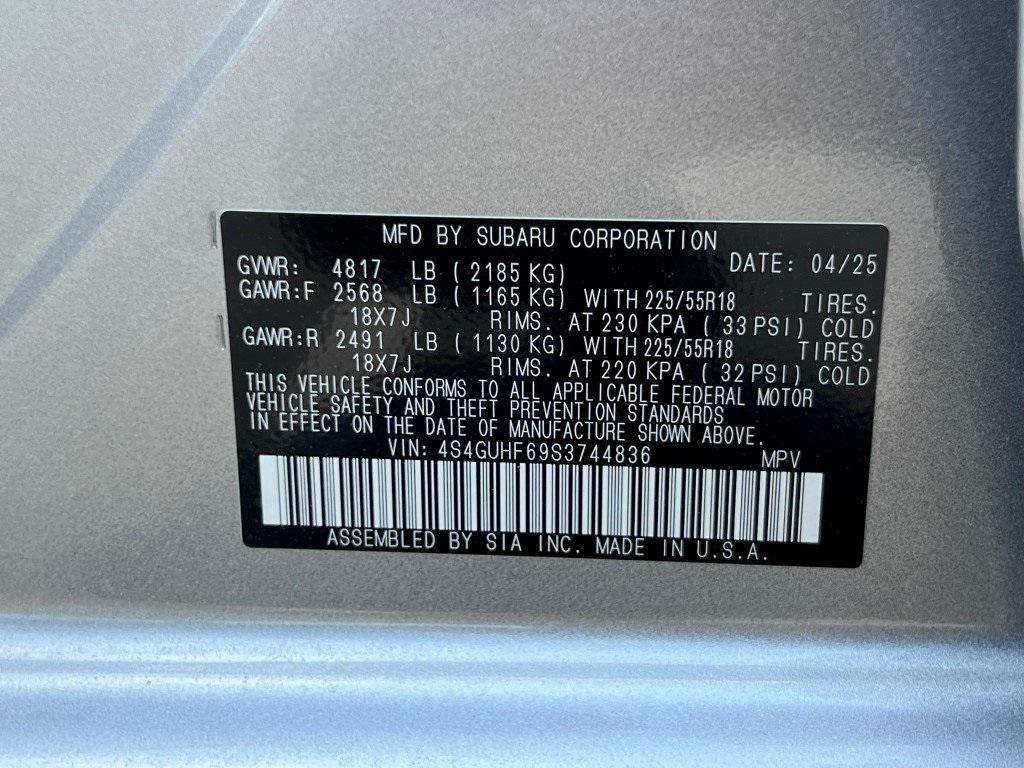 new 2025 Subaru Crosstrek car, priced at $31,827