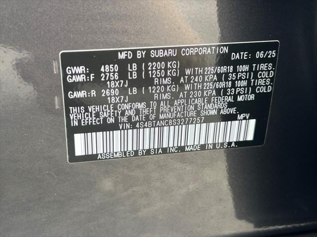 new 2025 Subaru Outback car, priced at $39,292
