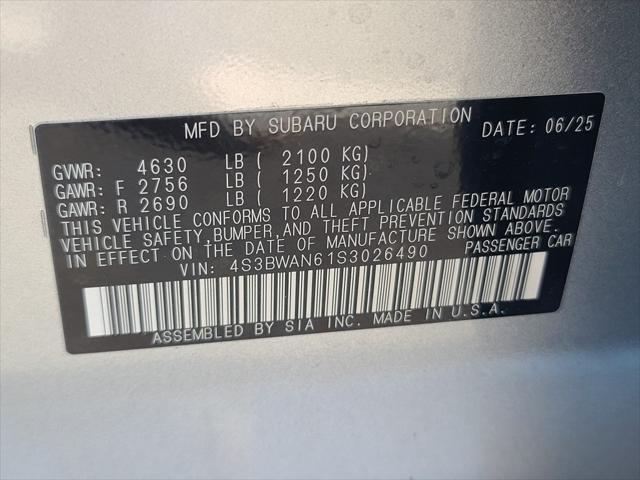 new 2025 Subaru Legacy car, priced at $35,492