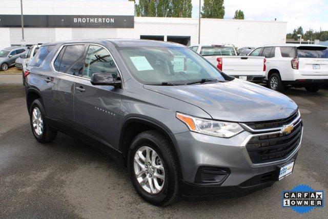 used 2020 Chevrolet Traverse car, priced at $23,673