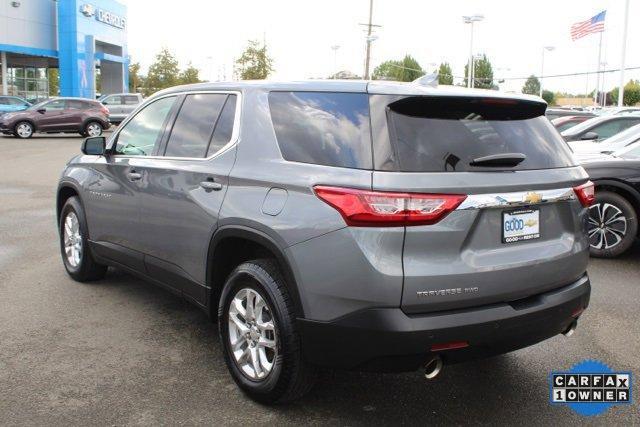 used 2020 Chevrolet Traverse car, priced at $23,673