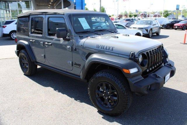 used 2020 Jeep Wrangler Unlimited car, priced at $29,989