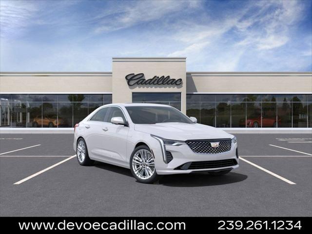 new 2025 Cadillac CT4 car, priced at $43,840