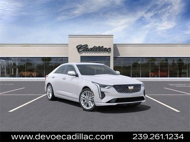 new 2025 Cadillac CT4 car, priced at $43,840