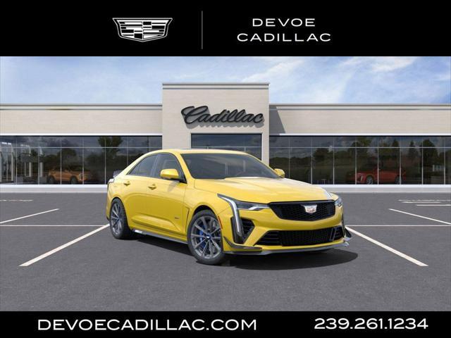 new 2024 Cadillac CT4-V car, priced at $83,195