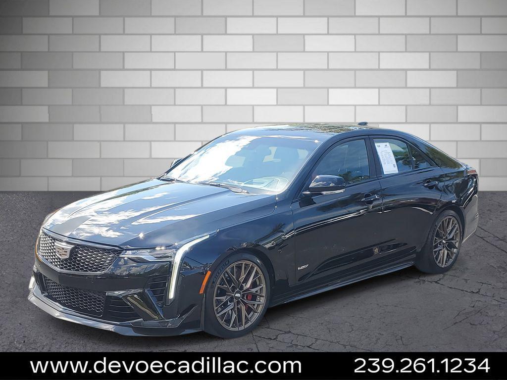 used 2022 Cadillac CT4-V car, priced at $58,123
