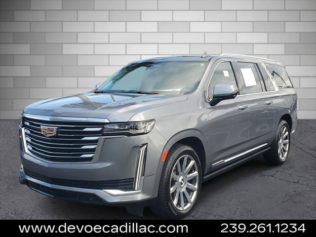 used 2021 Cadillac Escalade ESV car, priced at $71,123