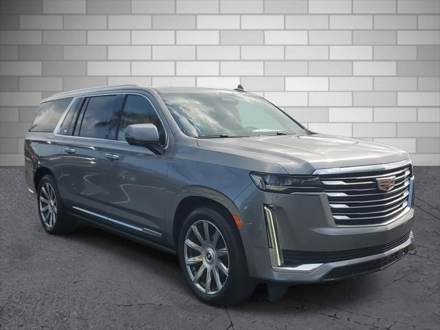 used 2021 Cadillac Escalade ESV car, priced at $71,123