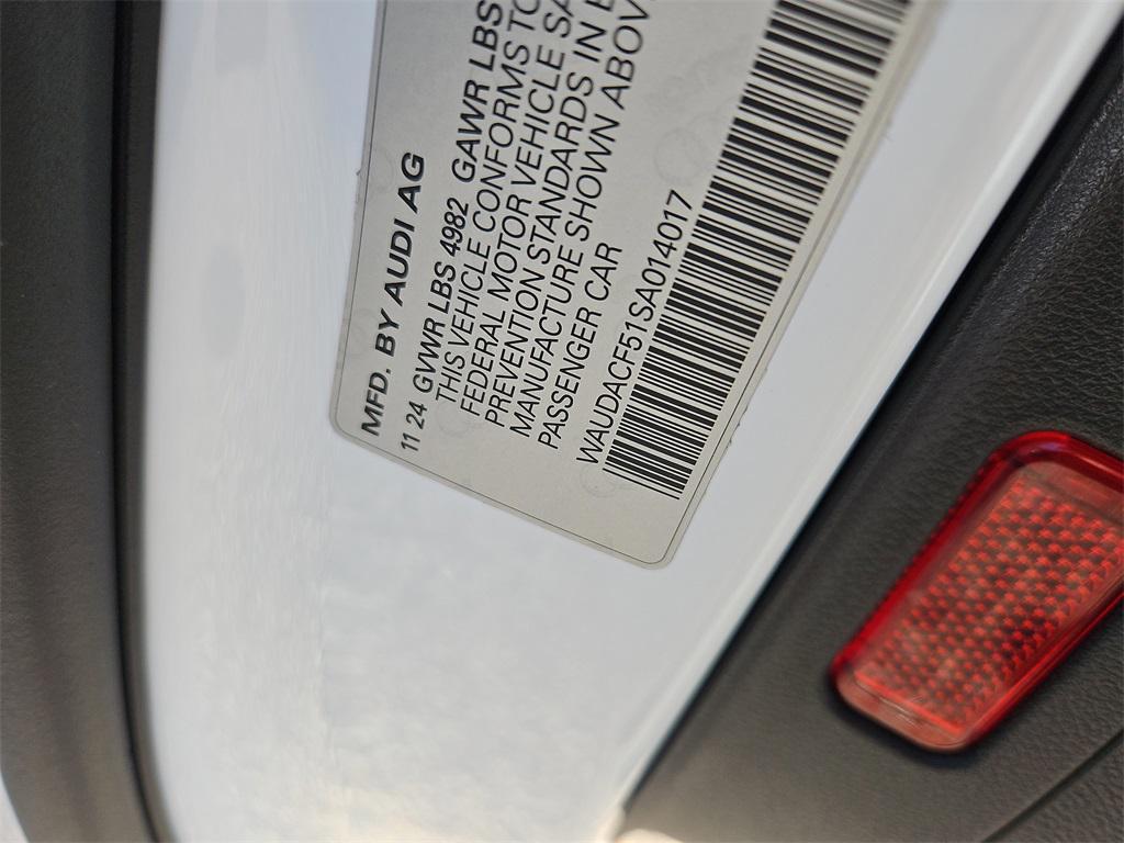used 2025 Audi A5 Sportback car, priced at $44,987
