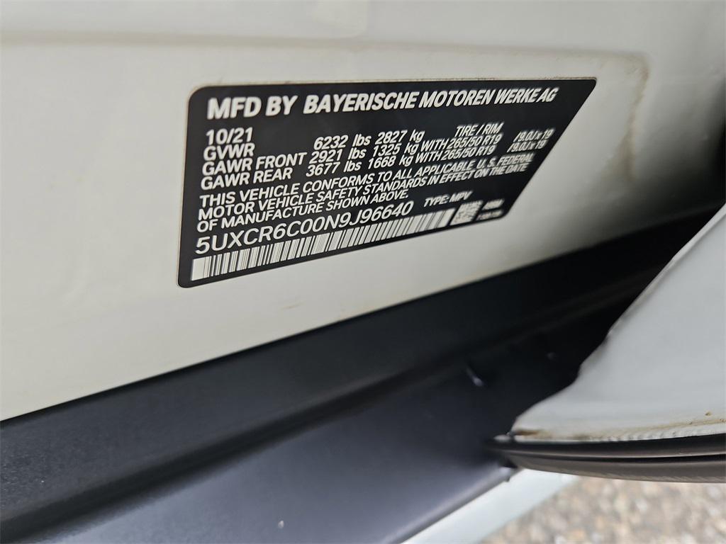 used 2022 BMW X5 car, priced at $37,887
