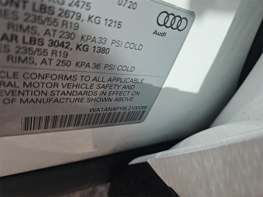 used 2020 Audi Q5 car, priced at $22,987