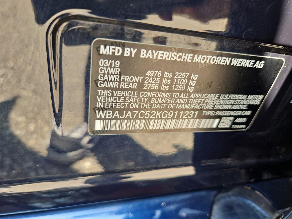 used 2019 BMW 530 car, priced at $24,987