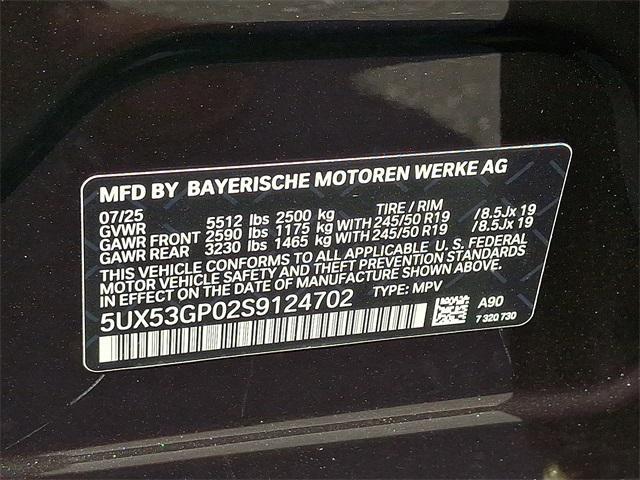 new 2025 BMW X3 car, priced at $55,380