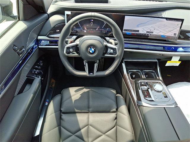 new 2025 BMW 740 car, priced at $106,225
