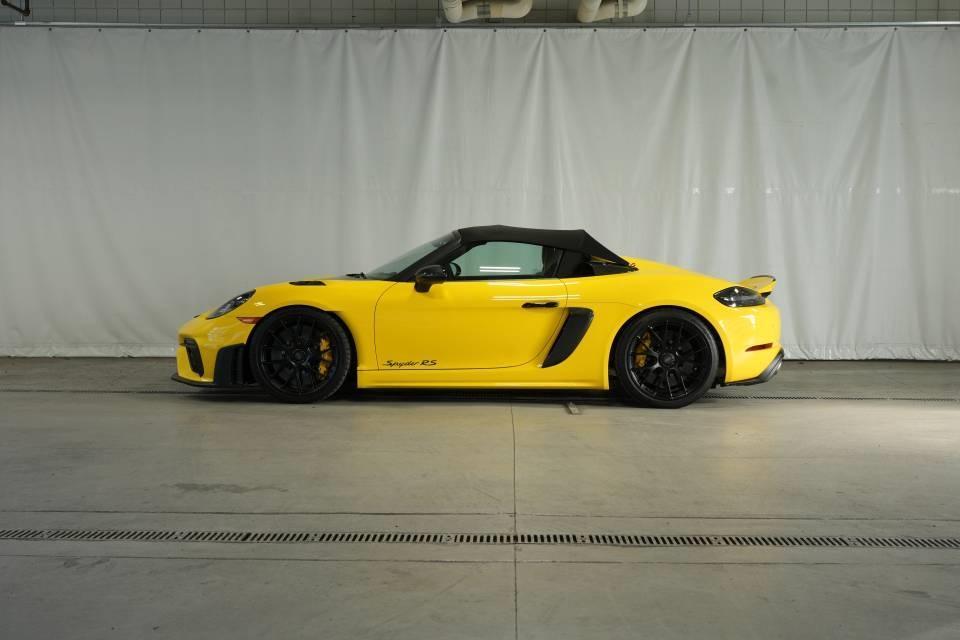 used 2025 Porsche 718 Spyder car, priced at $225,999