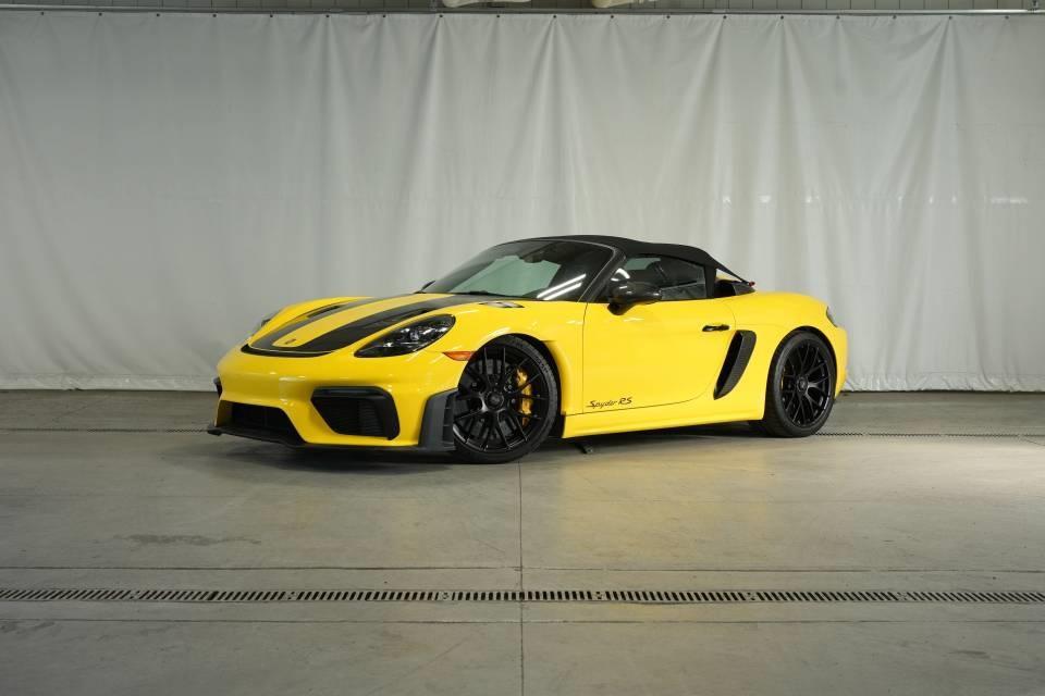 used 2025 Porsche 718 Spyder car, priced at $230,992
