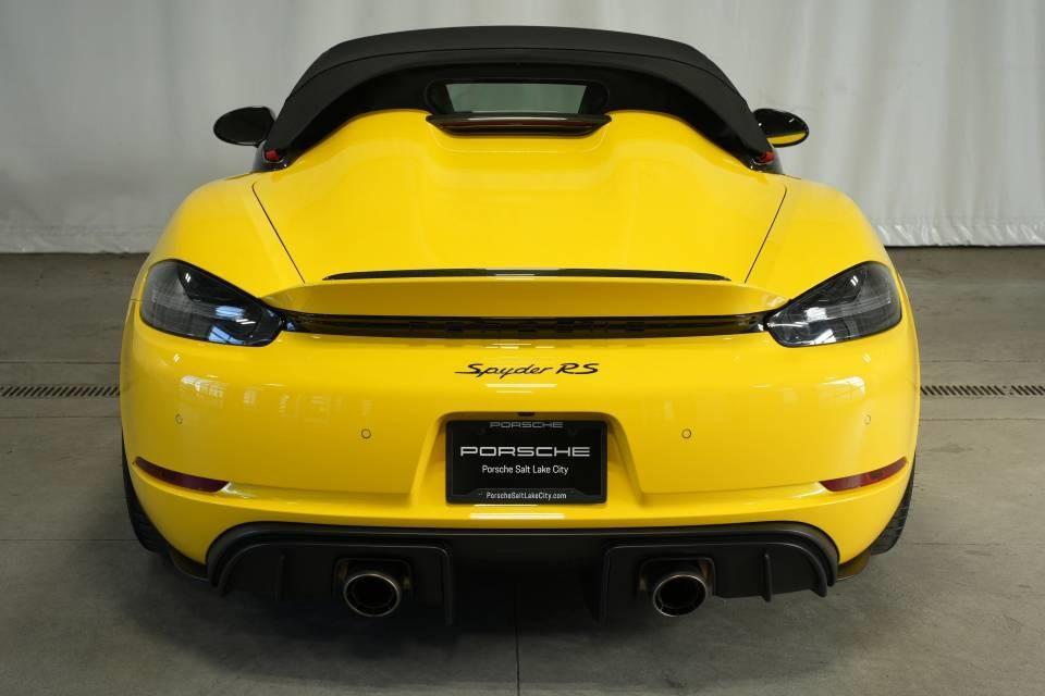 used 2025 Porsche 718 Spyder car, priced at $225,999