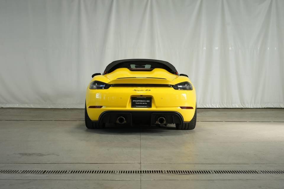 used 2025 Porsche 718 Spyder car, priced at $225,999