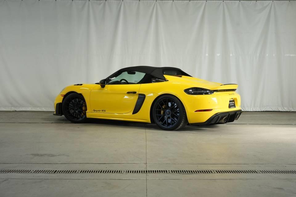 used 2025 Porsche 718 Spyder car, priced at $225,999
