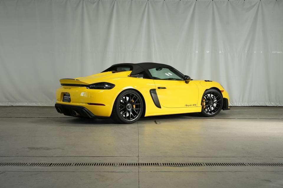 used 2025 Porsche 718 Spyder car, priced at $225,999