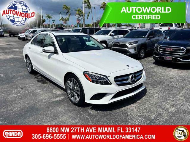 used 2020 Mercedes-Benz C-Class car, priced at $21,950