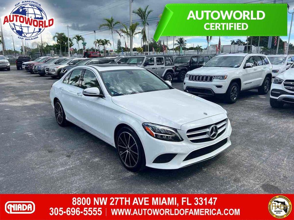 used 2021 Mercedes-Benz C-Class car, priced at $23,950