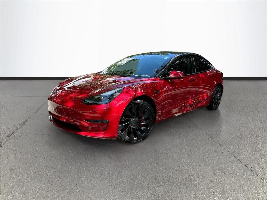 used 2022 Tesla Model 3 car, priced at $35,375