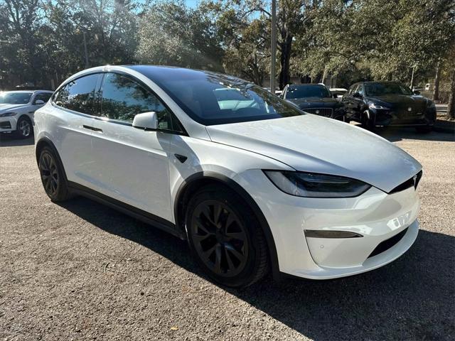 used 2022 Tesla Model X car, priced at $55,915