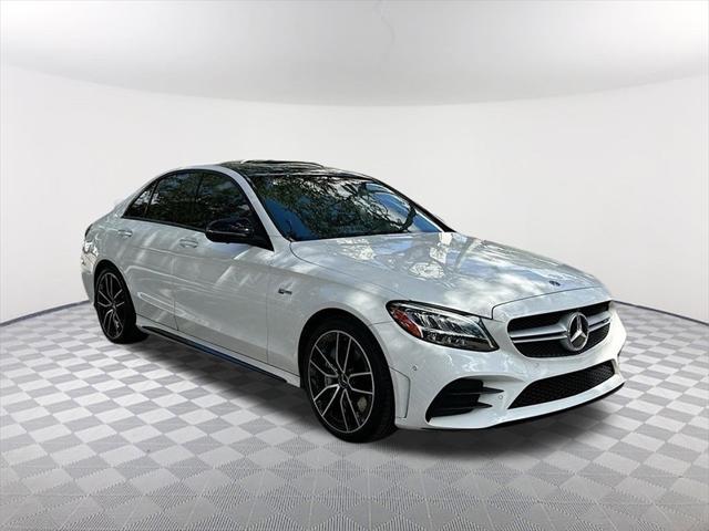 used 2020 Mercedes-Benz AMG C 43 car, priced at $33,911